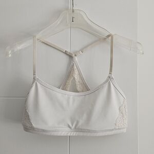 Aerie M Lacey Adjustable Staps Bra White Medium